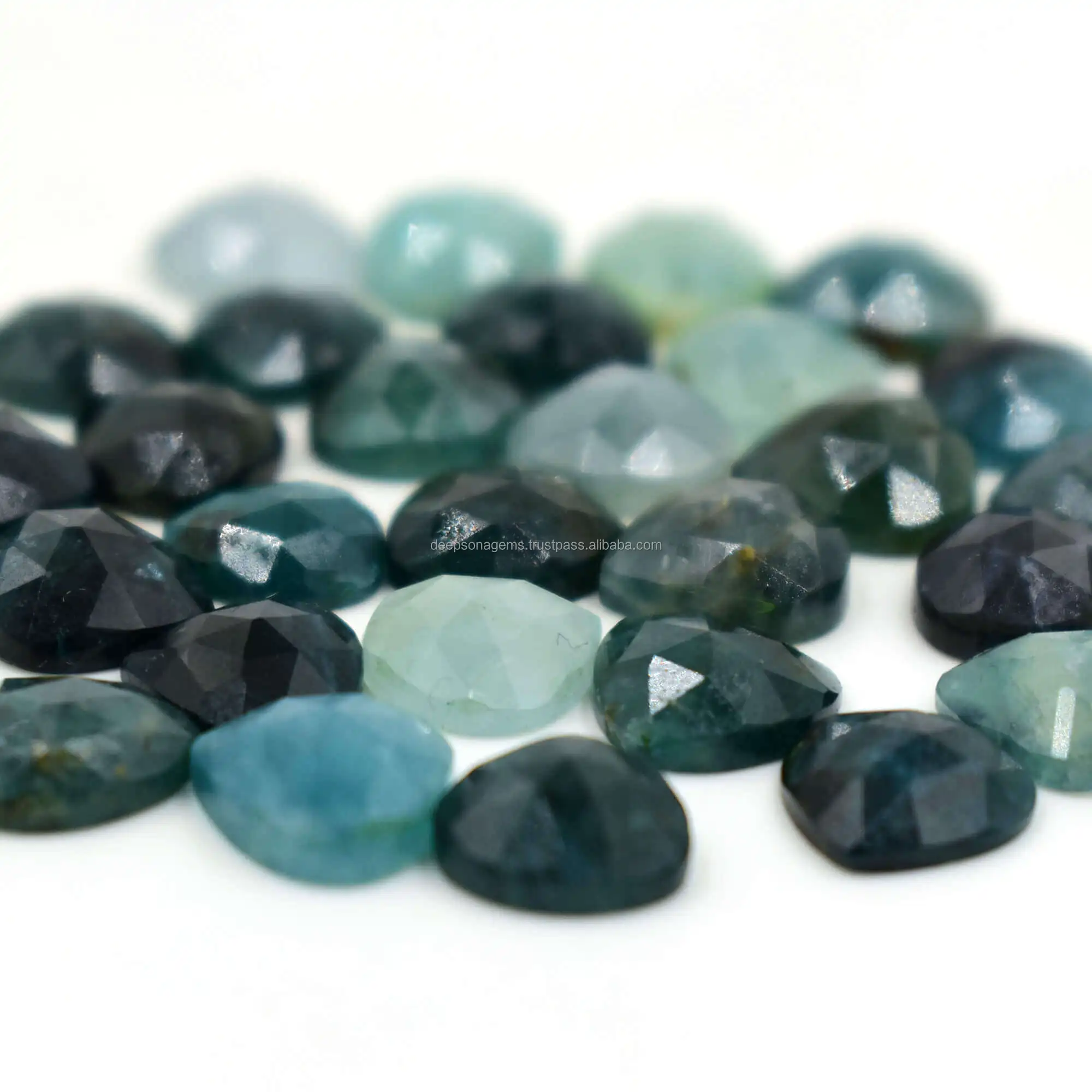  Граненые розы граненые гранулы разрезают свободные бусины для ювелирных изделий граненый кабошон с плоским основанием драгоценный камень в форме сердца