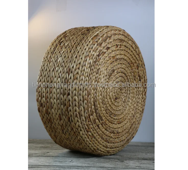 Japanese Style Round Seagrass Coffee Table | Hot Item 2022