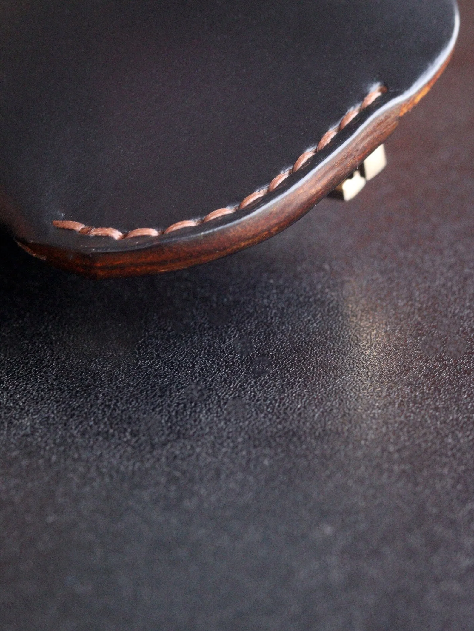 Leather Glasses Case Made From Black Chomical Eyewear Sleeve Slim Simple Sunglasses Cover Clasp Craft LGC-0075