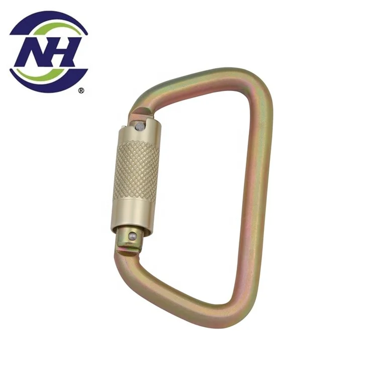 High Tensile Steel 35kn carabiner for climbing