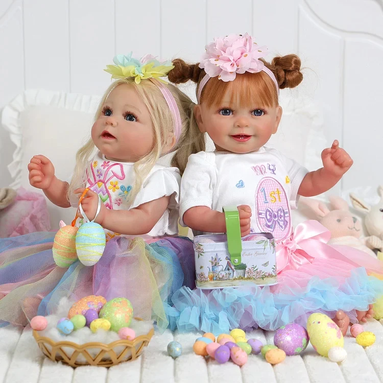 Реалистичная кукла babebide Stella & Doreen 20 дюймов новорожденная девочка двойня красивый ребенок
