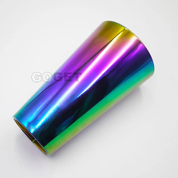 Rainbow Iridescent Acrylic Drinkware Set: Colorful Tumbler Glasses for Refreshing Beverages