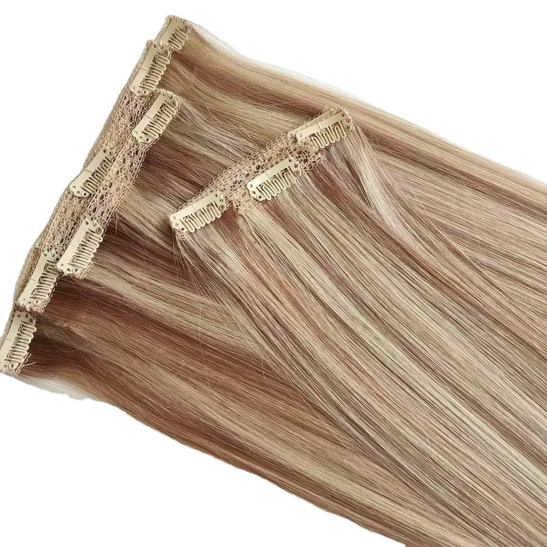 100g Curly/Straight Clip in Best Price Vietnamese Hair Vendor Wholesale 100% Remy Clip in Hair Extensions