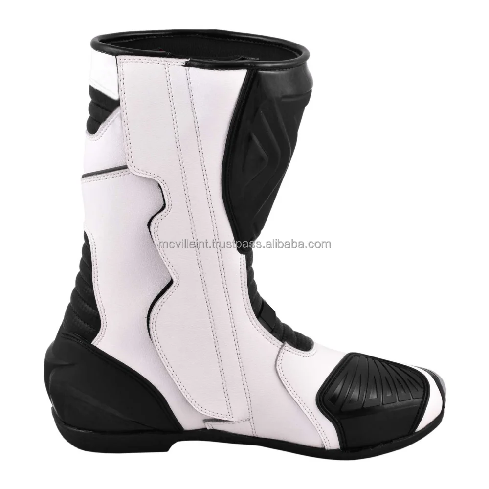 waterproof breathable leather sports motorcycle shoes Pro biker leather Motorbike motorcycle boots racing bots motor bike shoes