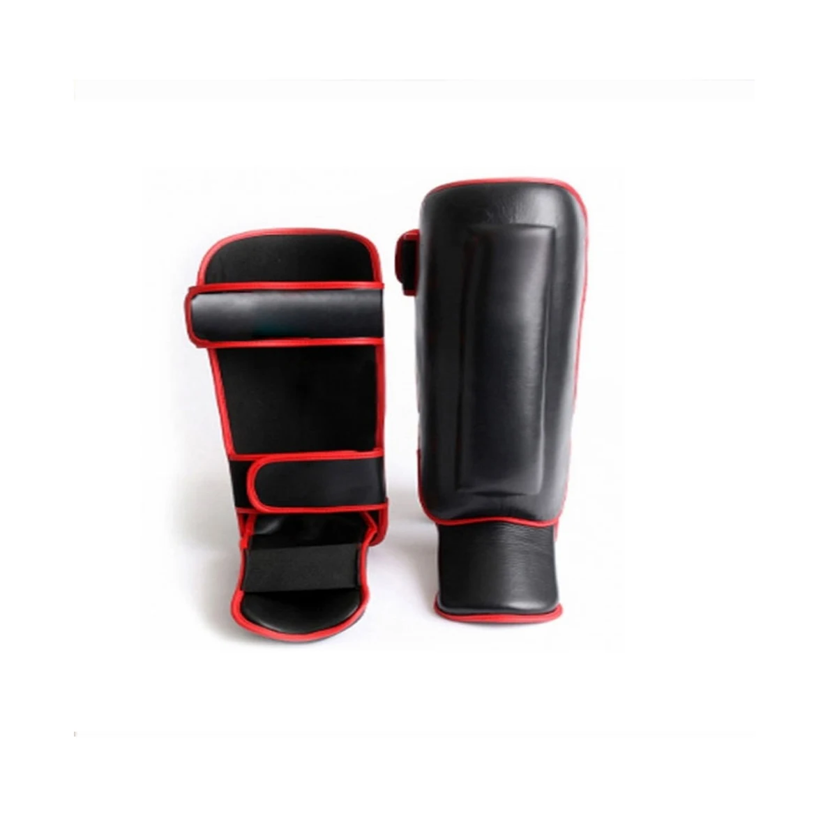 Custom Design Pu Leather Shin Guards MMA Martial Art Equipment Mudassar Sports Shin Guards