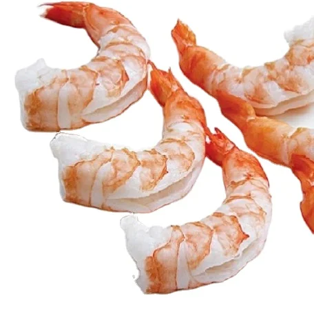 Приготовленные очищенные и Deveined хвост на фермы выращенные ваннымии белые креветки