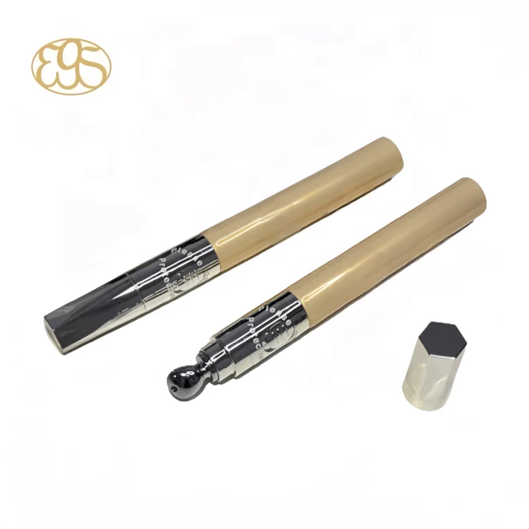 PCR plastic Cosmetics five roller 304 Stainless ball massage body 200ml cream tube