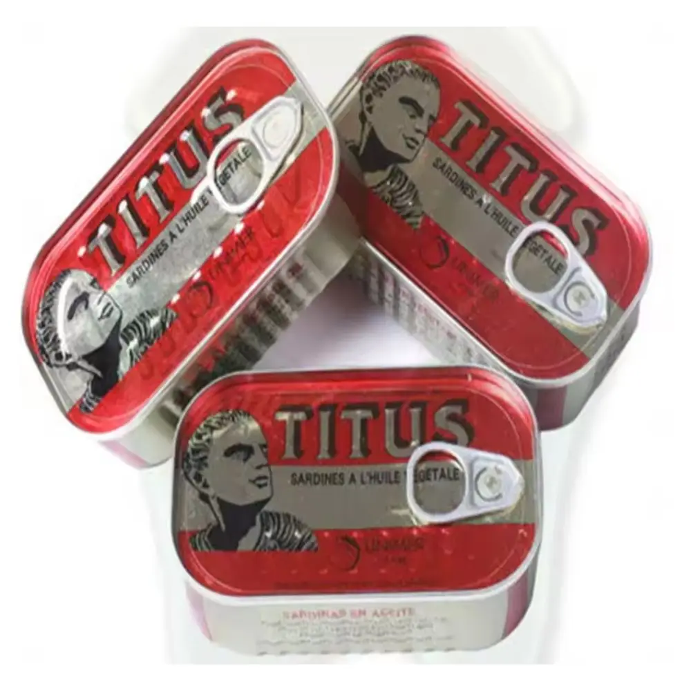 Hot Rate high quality wholesale sardine canned fish 125g Light Catch Frozen Sardine Morocco canned sardine fish in vegetable oil