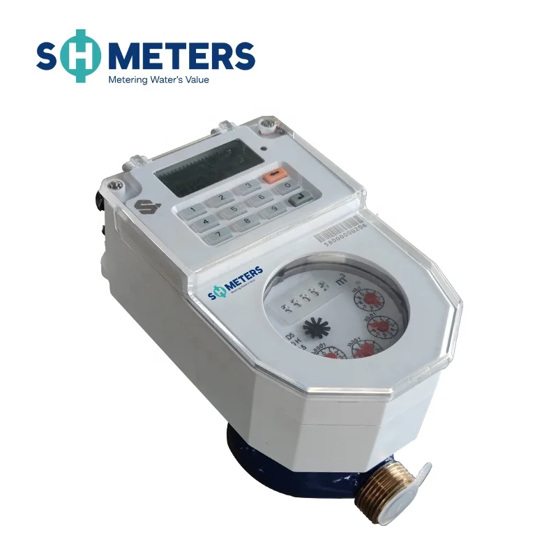 15mm-20mm sts prepaid water meter with customer interface unit