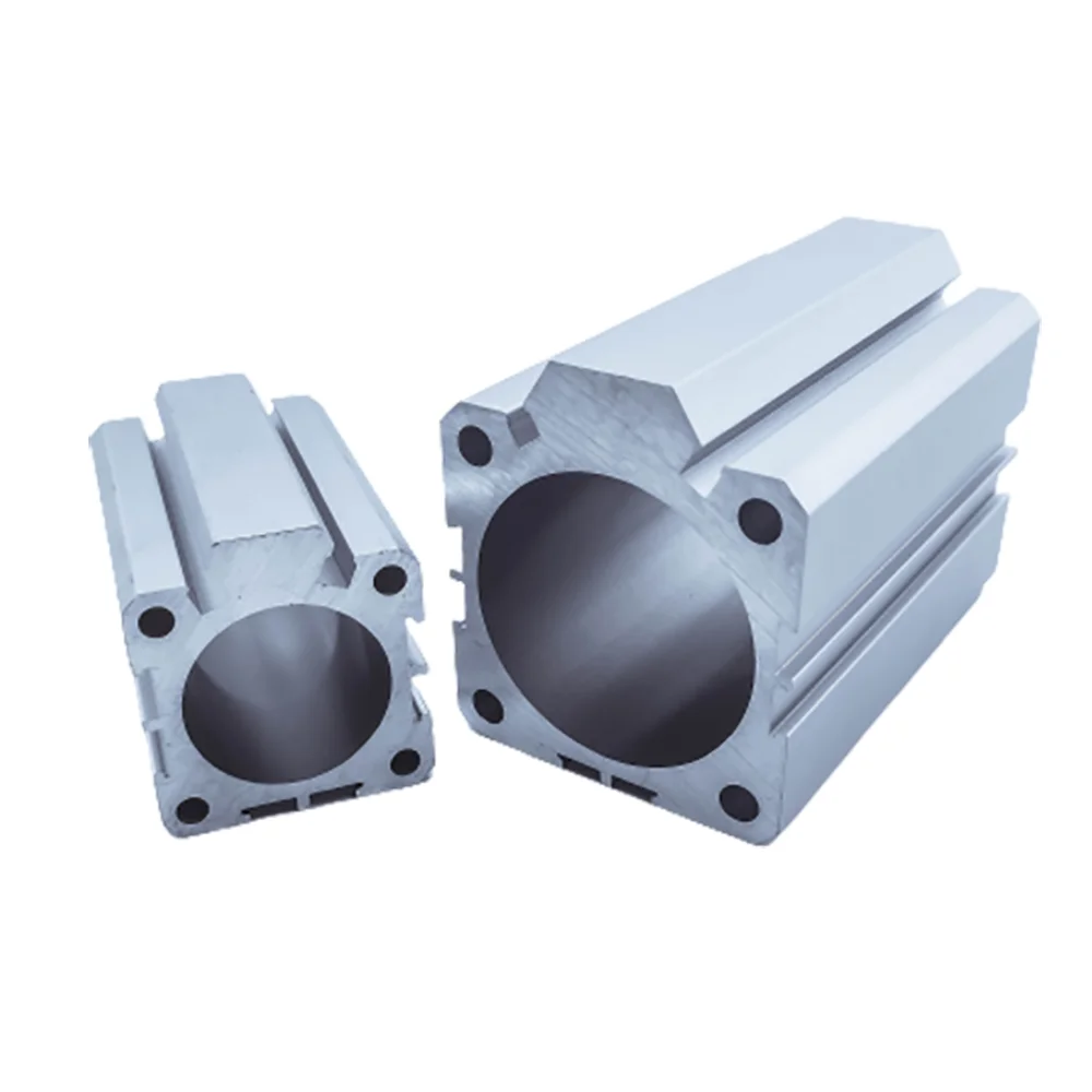 Hot sale pneumatic cylinders cylinder pneumatic aluminum tube profiles with groove Tubes
