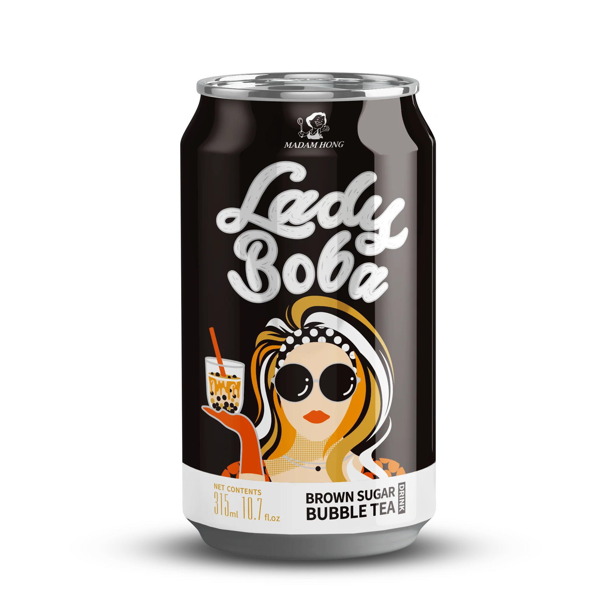 Lady Boba Grass jelly with milk tea popular drink in Taiwan