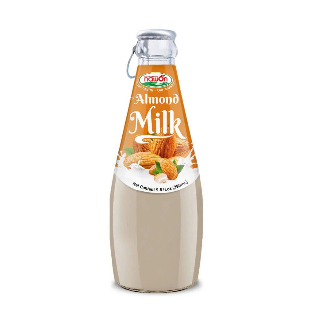 Nawon 290ML Glass Bottle Healthy Beverage Pistachio Macadamia Almond Cashew Nut Milk Drinks Grain Nut Juice Wholesale Supplier
