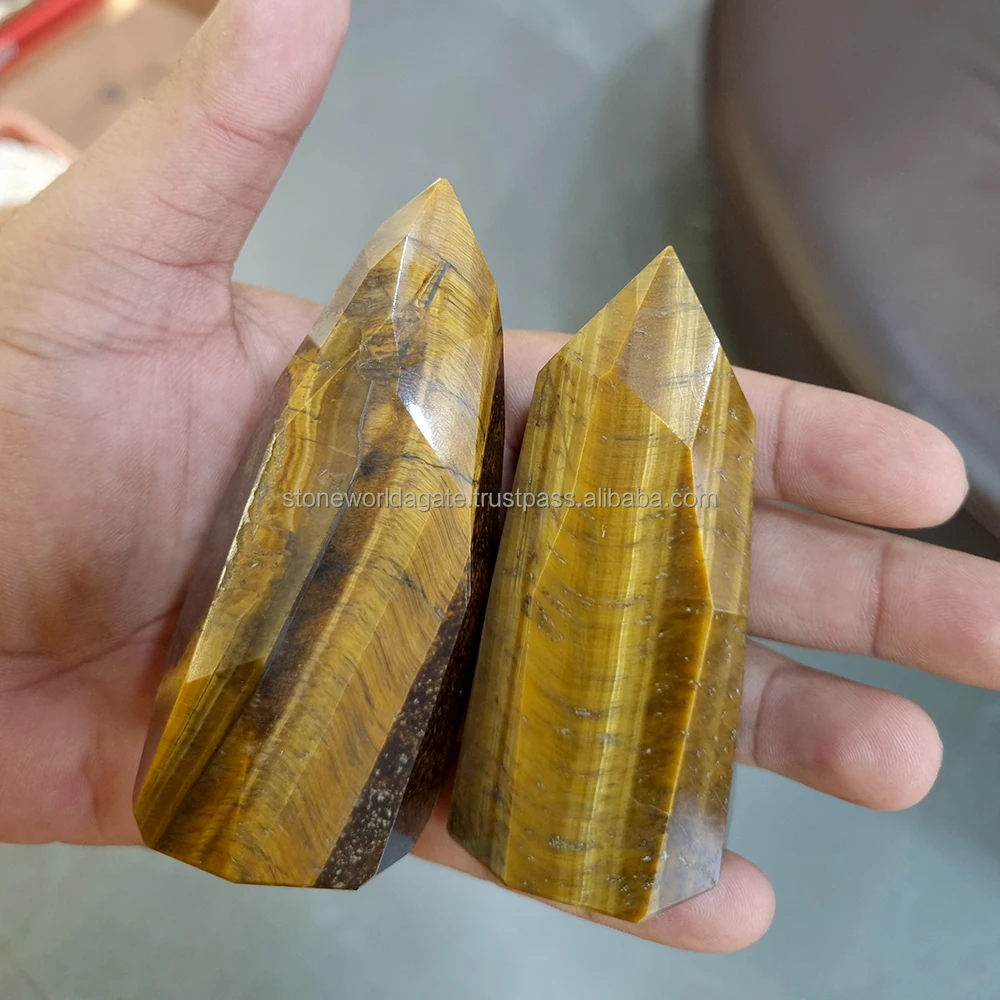 Tiger Eye Free Form Tower, Wholesale Large Tiger eye Freeform Tower Point, Healing Crystal Stone Natural Feng Shui Tower