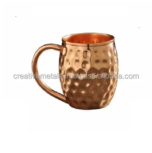  Горячая Распродажа МЕДНАЯ КРУЖКА медные пивные кружки поставщик молотковая медь Московский мул пивной стакан