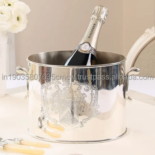 Hotselling Latest Model Ultra Luxury Brass Wine Cooler Bucket use for Home Garden Party Hotel in wholesale price