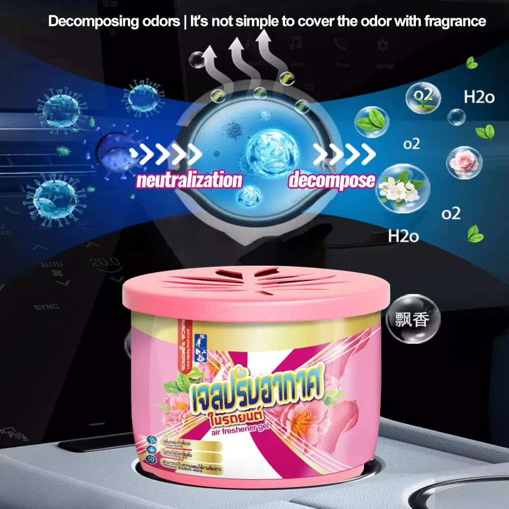 Premium Aromatherapy naturalScented Gel Air Freshener  home 50ml
