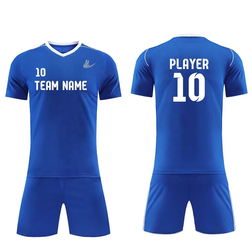 Sublimation Football Jerseys Soccer Jersey Kids Quick Dry Football Jersey Soccer Uniform customized