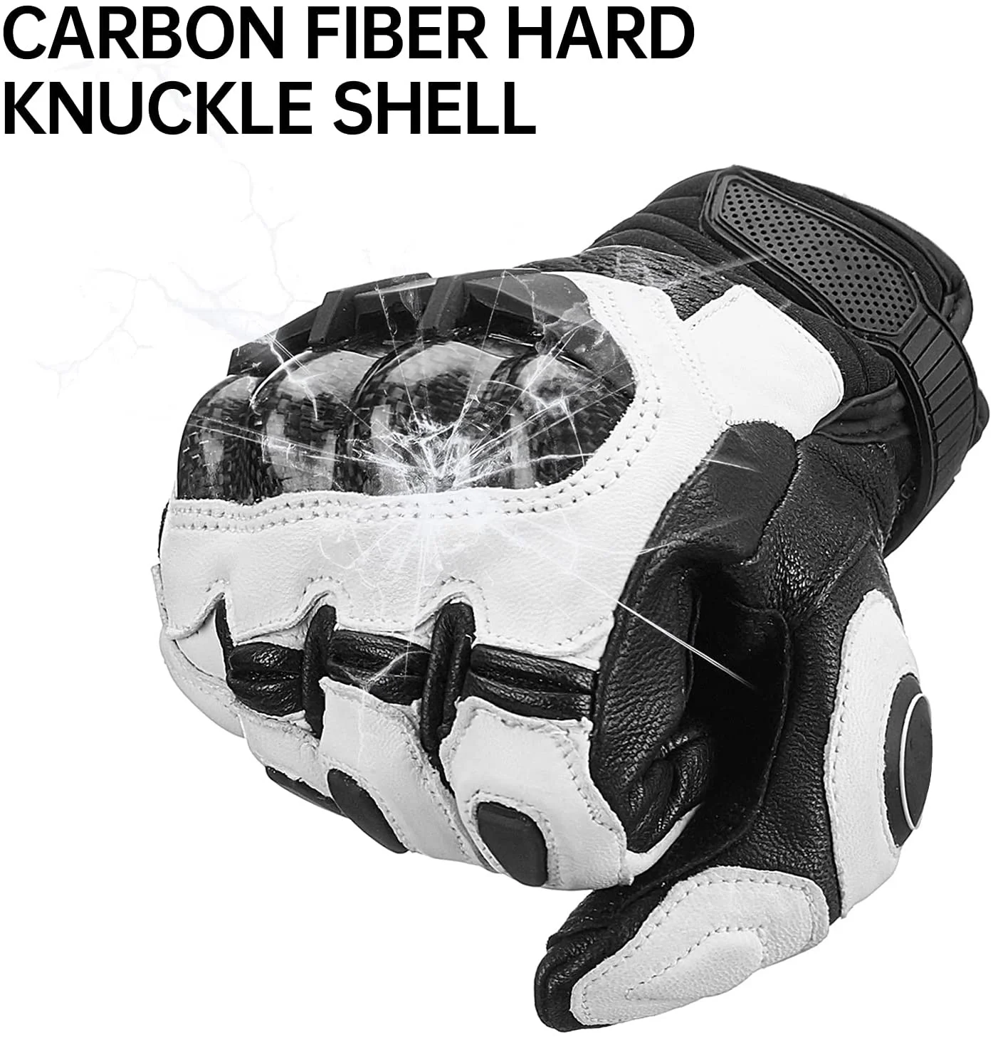 Мотоциклетные Перчатки MTB ATV для езды на мотоцикле Мужские Женские гоночные перчатки с суставами (белые черные)