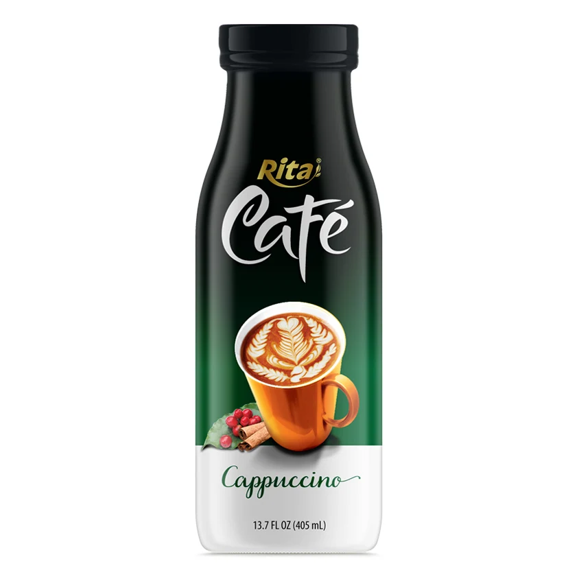 Rita French Vanilla Coffee Drink 405ml Glass Bottle Manufacturers OEM Fast Delivery and Quality Service
