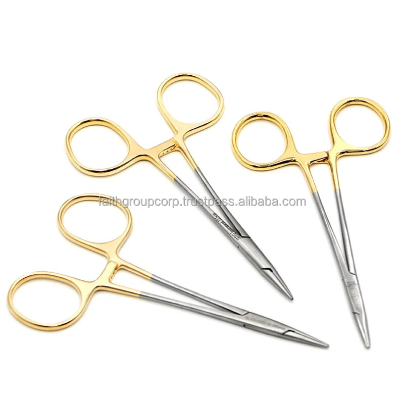 Needle Holder Needle Holder Stainless Steel Thick And Thin Needle Double Eyelid 12.5cm Needle Holder Surgical Operation