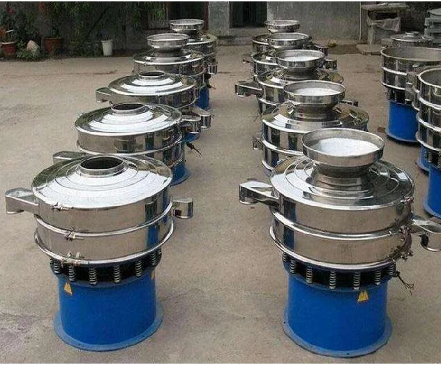 Fast 400mm Sieve Machine Sugar Sucrose Glucose Vibrating Sieve For Sand