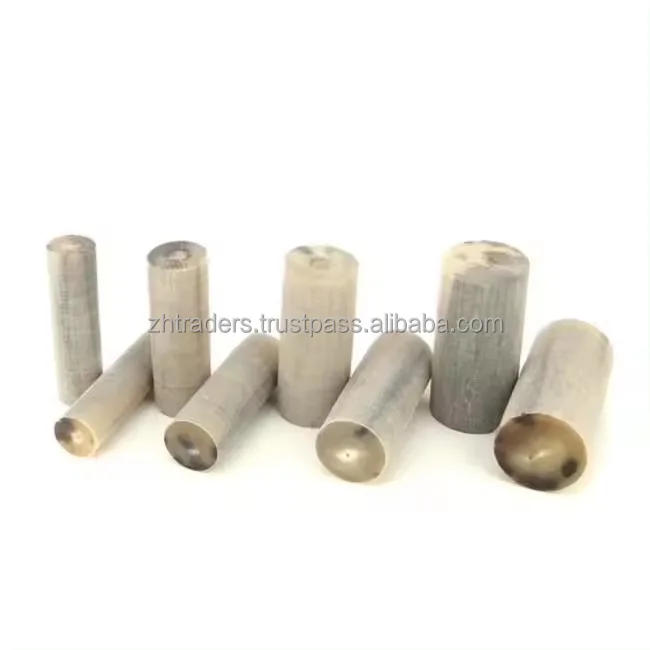 High Quality Handle Roll Buffalo and Ox Horn Solid Roll Best Quality Polished Horn Tips Natural Horn Roll for Making Handle