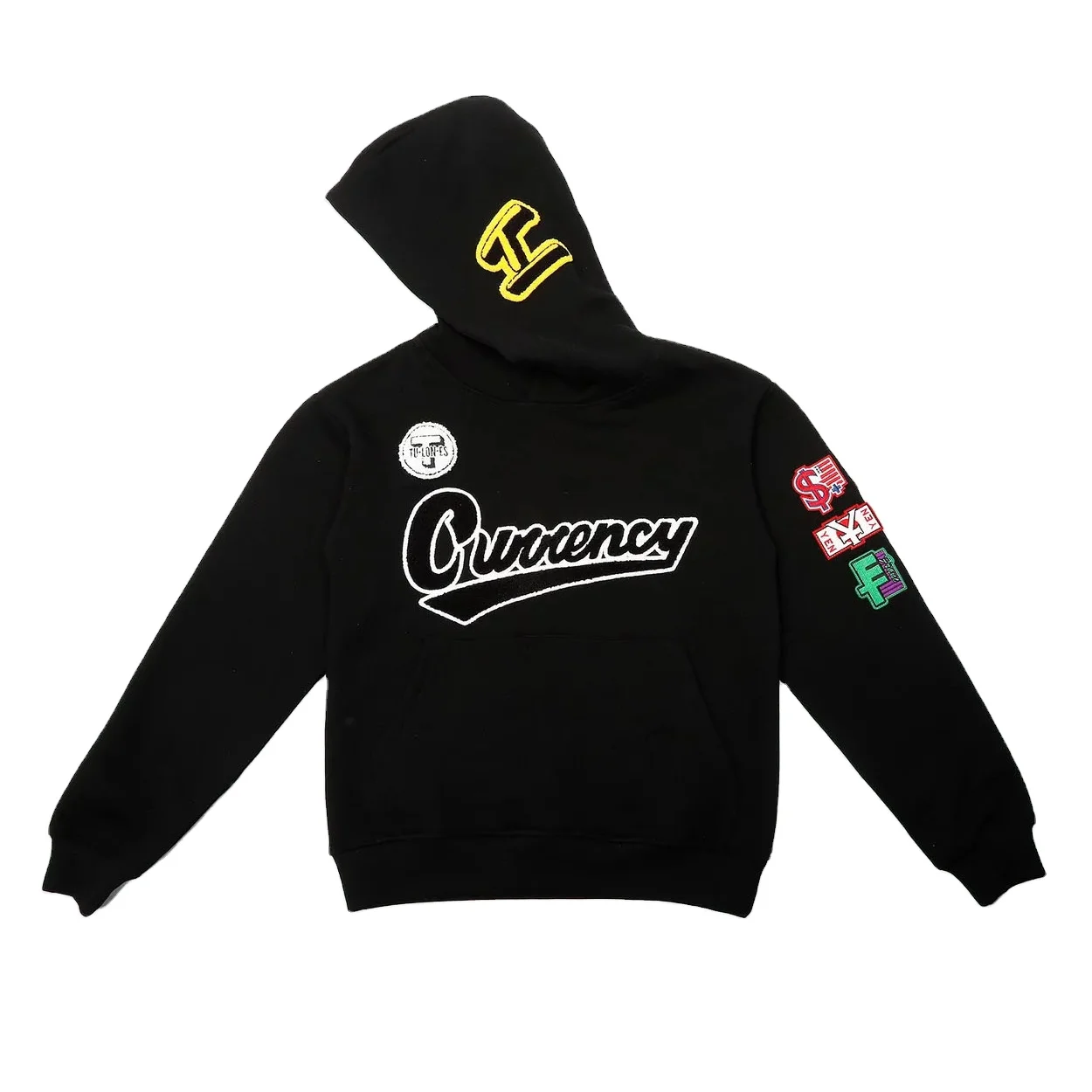 Men Fashion Customized Chenille Embroidery Winter Hoodie Sweatshirt Pullover custom hoodie embroidery