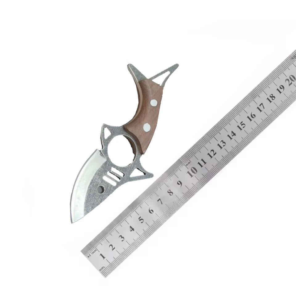 Outdoor Portable Multifunctional Stainless Steel Outdoor Camping Small Straight Knife With Knife Set Hunting Knife