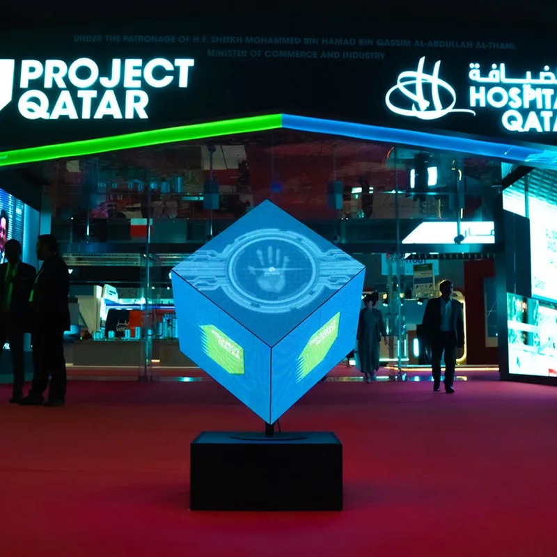 China Store Magic Cube LED Display Indoor