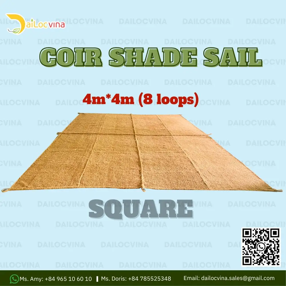 Best Price Coco Fiber Coir Shade Sail Rental For Decoration Made In Vietnam