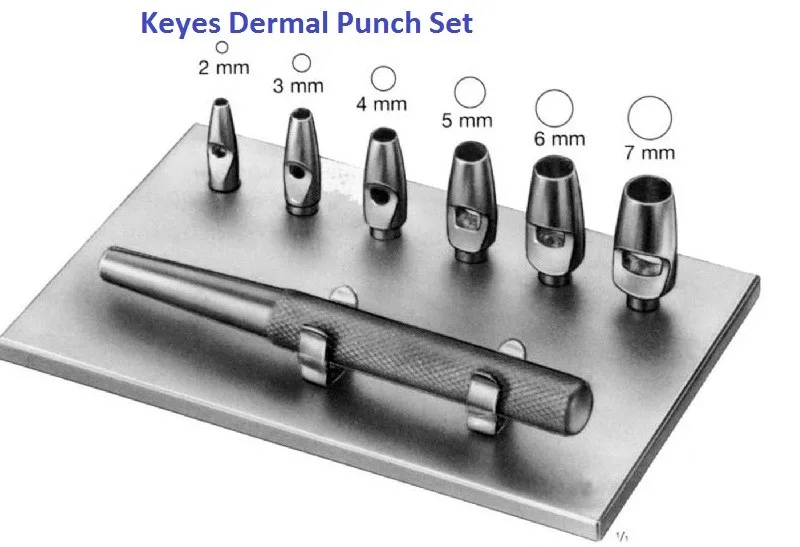 KEYES Dermal Punch set Dermatology Surgical Instruments