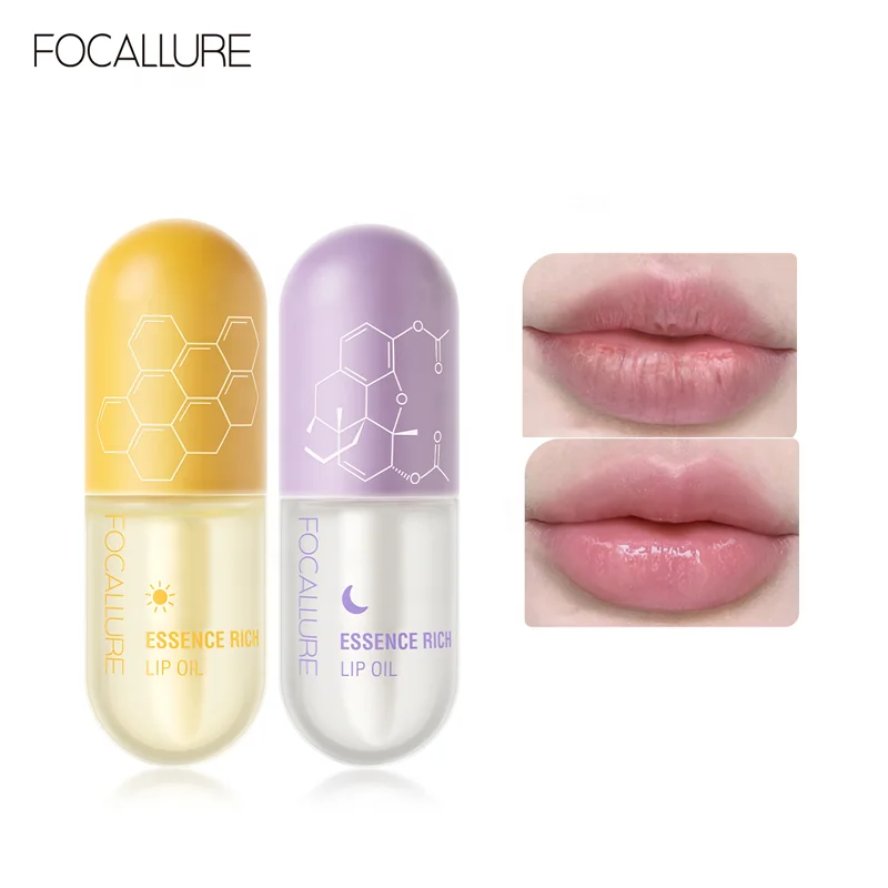 FOCALLURE FA330 lip care set day night  lip treatment oil  moisturizer dry lips