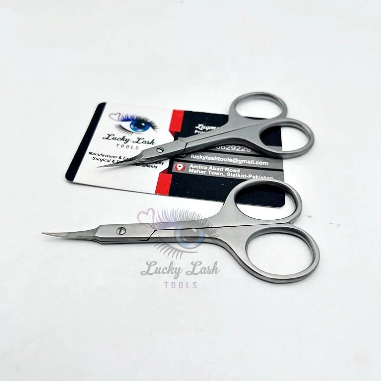 Wholesale high quality nail scissors cuticle scissors curved sharp stainless steel Nail Care Accessories Manicure Tools