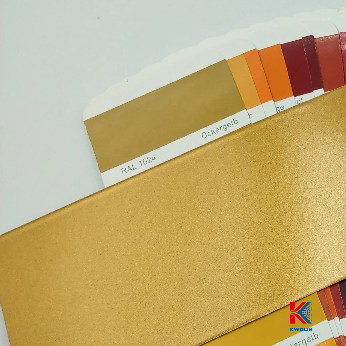 Automotive Metallic Paint Yellow Pearl Metallic Powder Coating