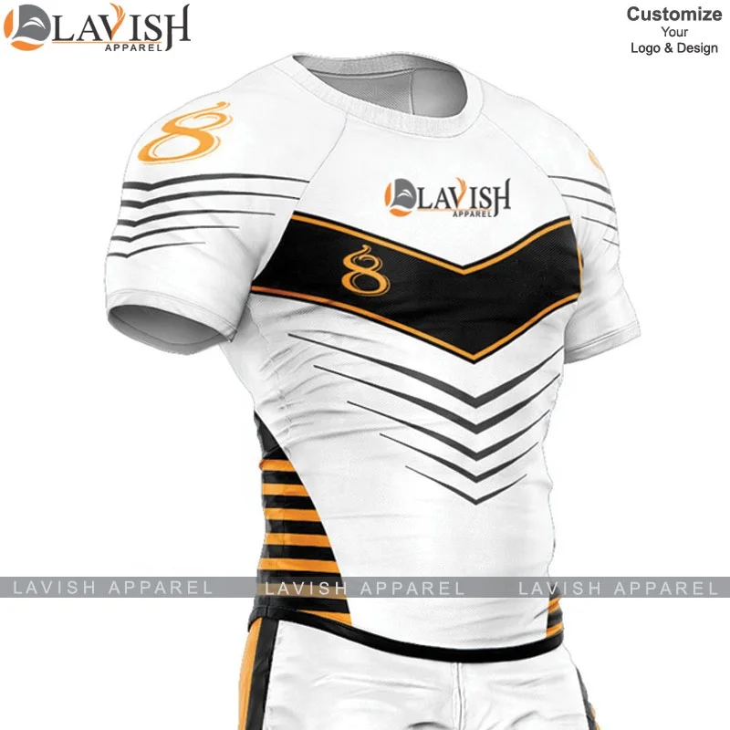 Oem изготовленная на заказ американская униформа для регби высокое качество полностью растягивающаяся команда комплект спортивной одежды от Lavish Apparel