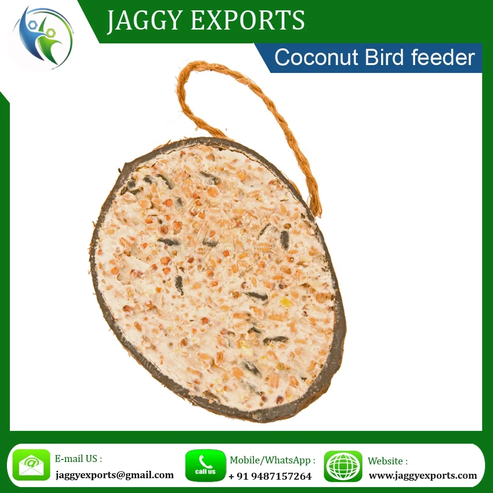 Биоразлагаемая Кормушка Для кокоса для птиц-Compo стабильная птиц-оригинальная кормушка птиц
