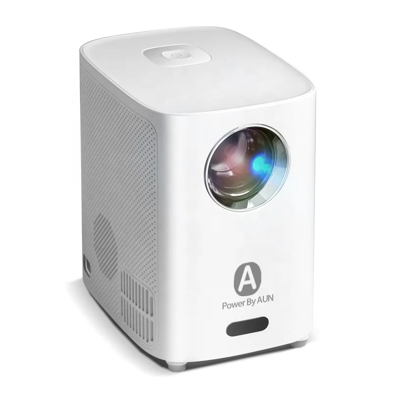 Aliexpress hot selling AUN A001 Portable MINI Projector TV Smart Home Theater Cinema Android Projectors 4K Video Game