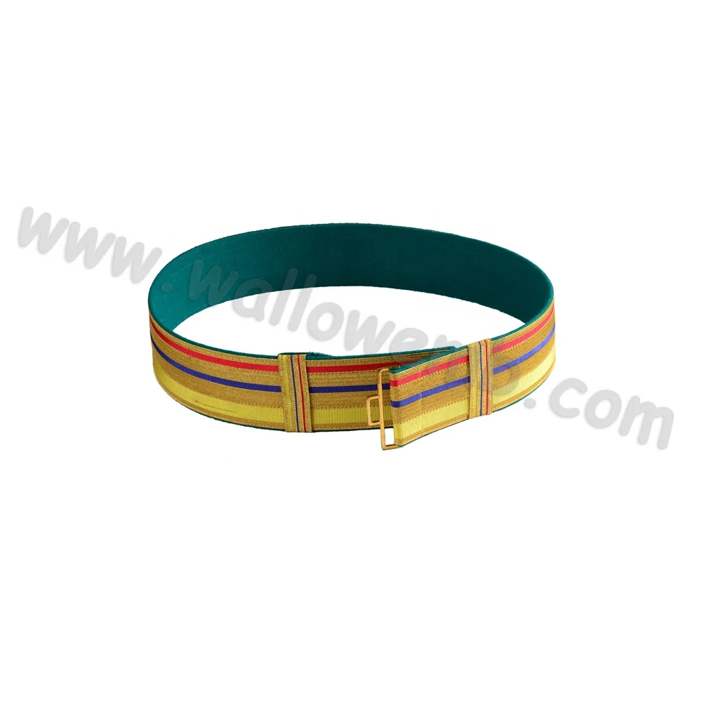 Best Custom Made Adjustable Majestic Honor Noble Crest Belts Best Selling Ceremonial Accessory Belts