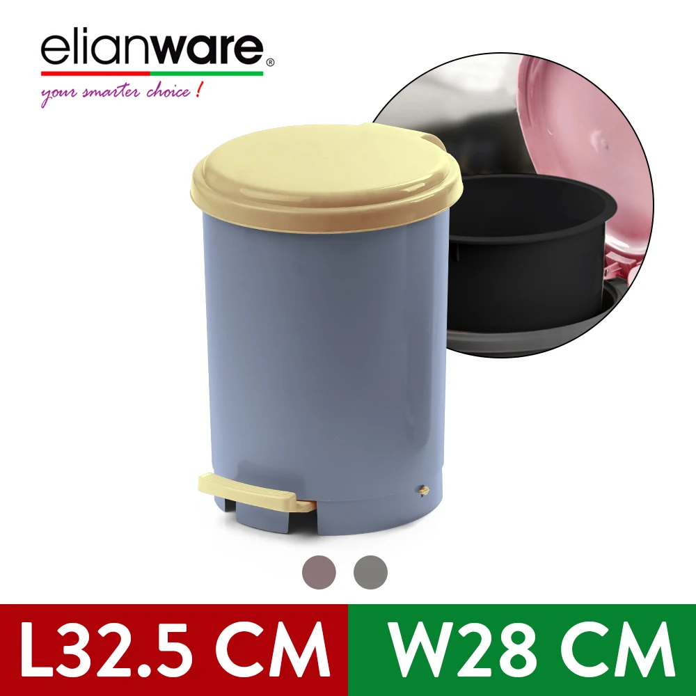 Elianware Hot Selling Friendly Usage Durable Foot Pedal Rubbish Sanitary Paddle Bin Waste Bin