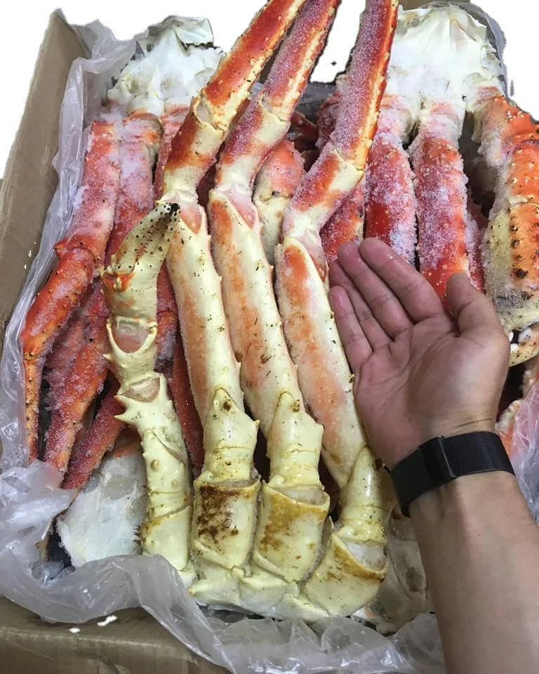 Wild Caught Frozen Alaskan King Crab Legs Boiled King Crab Legs in USA Style Time Packaging Weight Shelf Muscle Origin