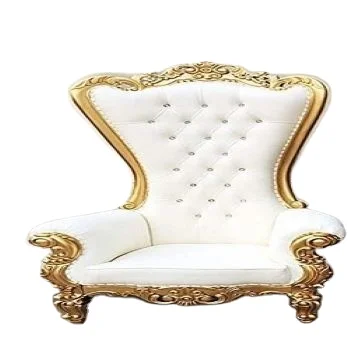 White Back King Throne Chair Antique Throne Chairs on Sale LG20170808-10 Hot Sale Wedding Party Hotel Furniture Solid Wood