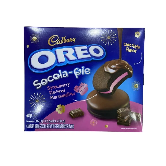 Оптовая продажа клубника Oreo Cadbury choco copie 360 г/Oreo Chocopie Marshmallow экспортер