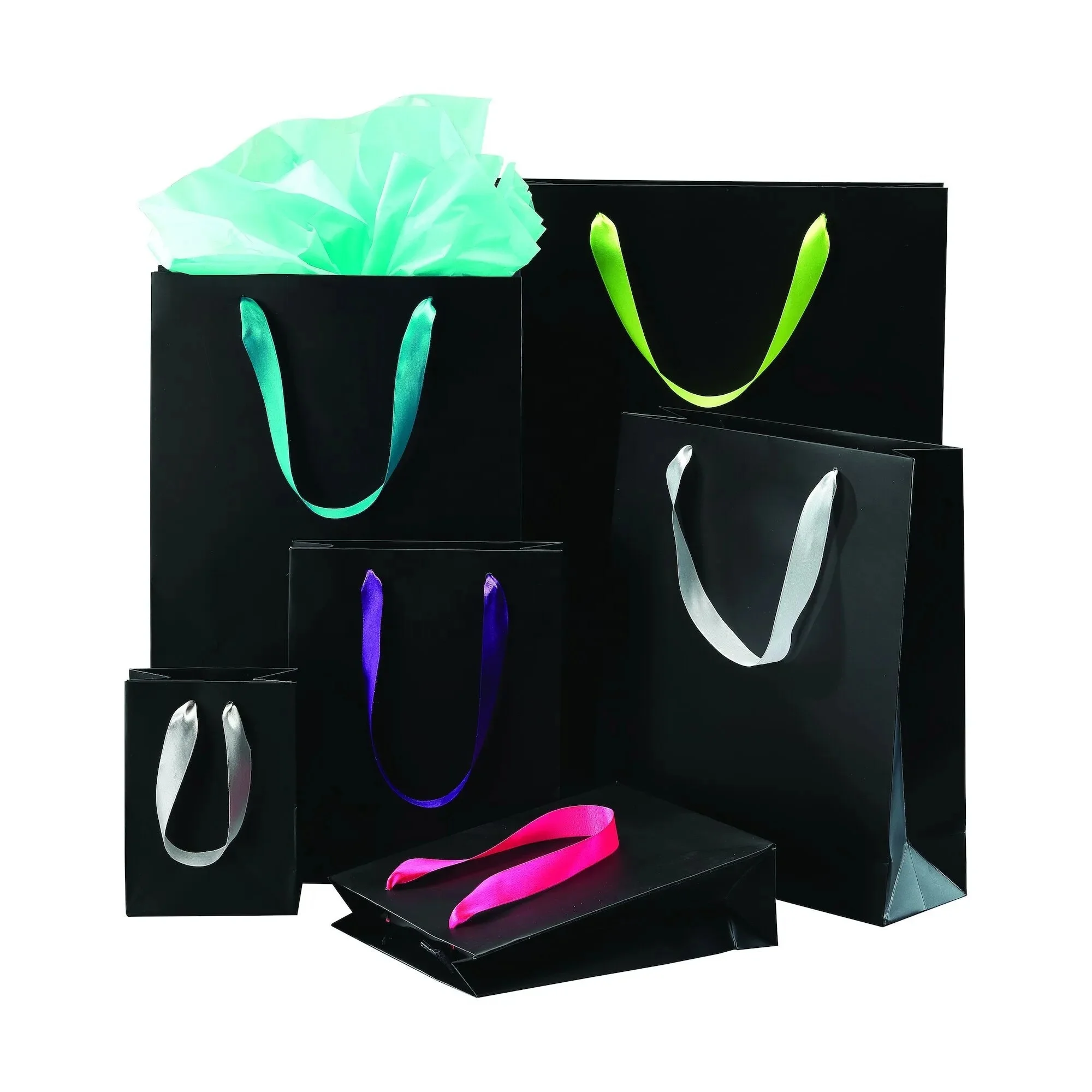 Factory low price direct custom wholesale selling polyester ribbon hand strap handle rope for Paper Gift Shopping packing bag