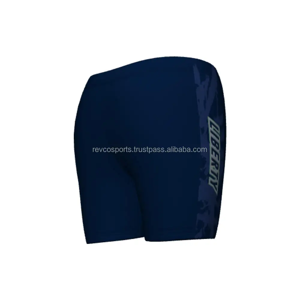 Custom Women Volleyball Shorts Elastic Waist Volleyball shorts wholesale price Custom Sublimation Navy Blue Volleyball Shorts
