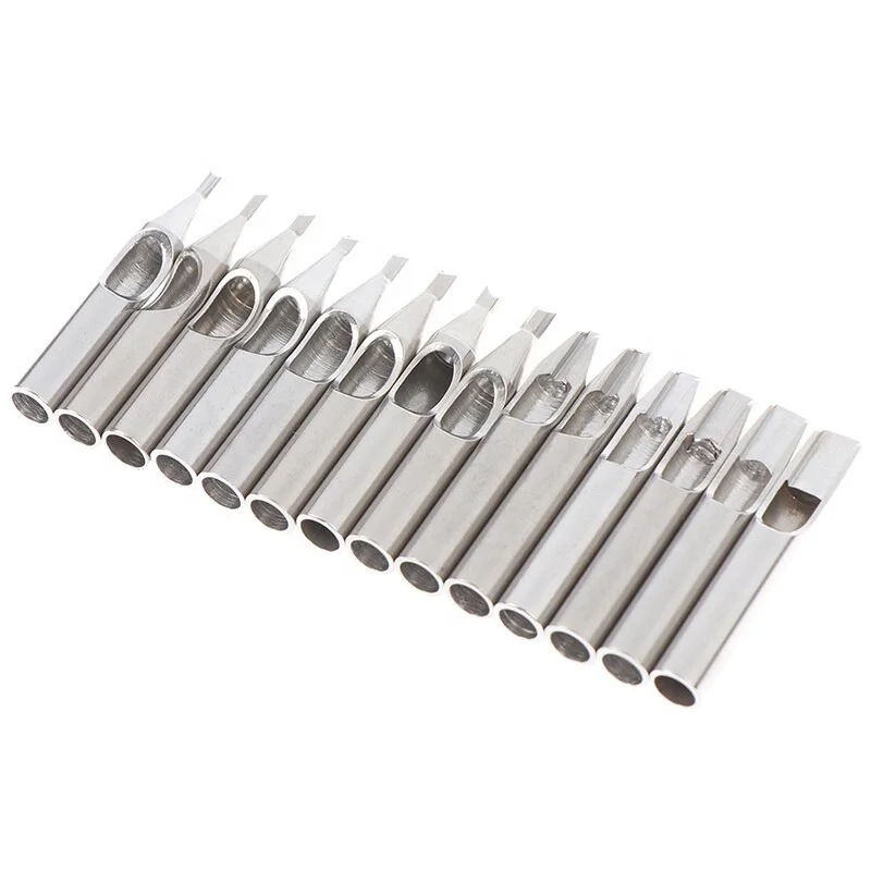 304 Stainless Steel Tattoo Nozzle Needles Tips Kit