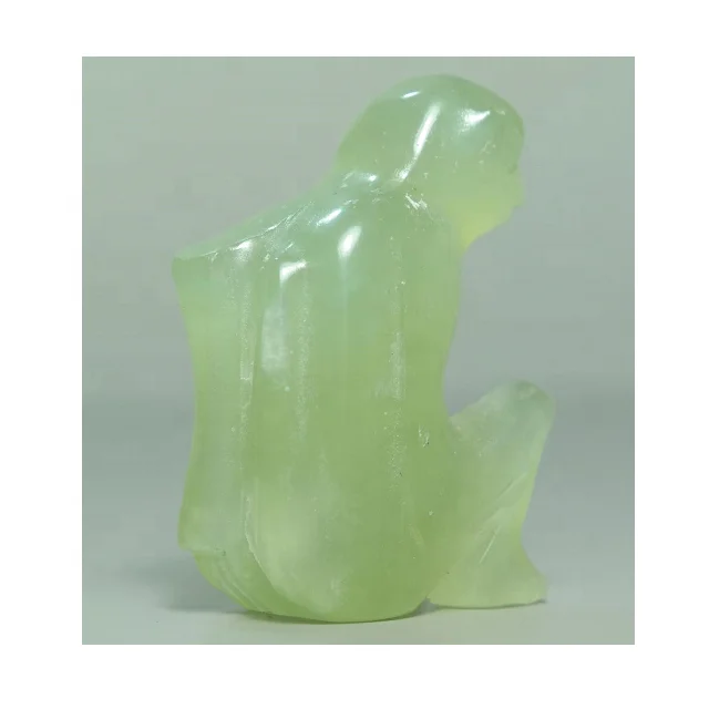  Маленькая декоративная фигурка оникса в виде зеленой обезьяны по индивидуальному размеру