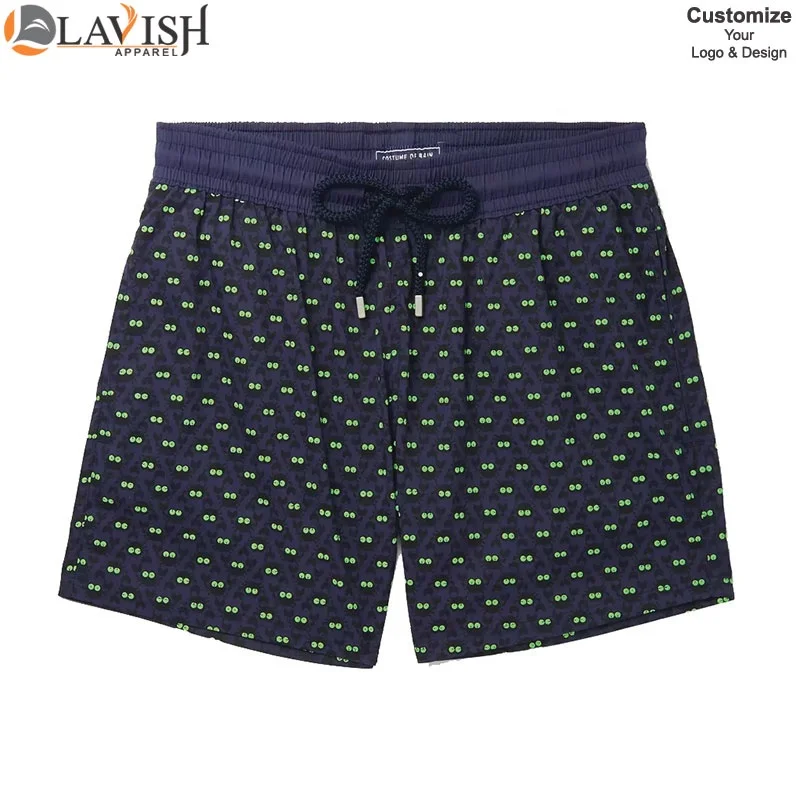 Индивидуальный дизайн пляжные мужские шорты с принтом бананов купальники персонализированные синие плавки купальные костюмы для мужчин