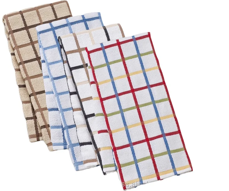 Handmade Dish Towels Kitchen Cotton Woven Towels Supplier in India