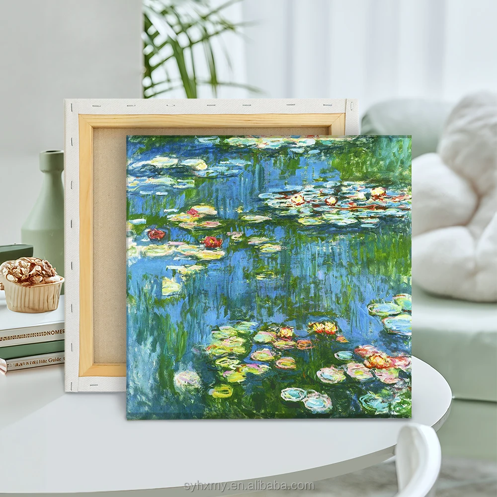 Wholesale customized Multiple Sizes Stretched Canvas with Frame 6 pack 380g Linen Blend Art Canvas Set for Print Painting