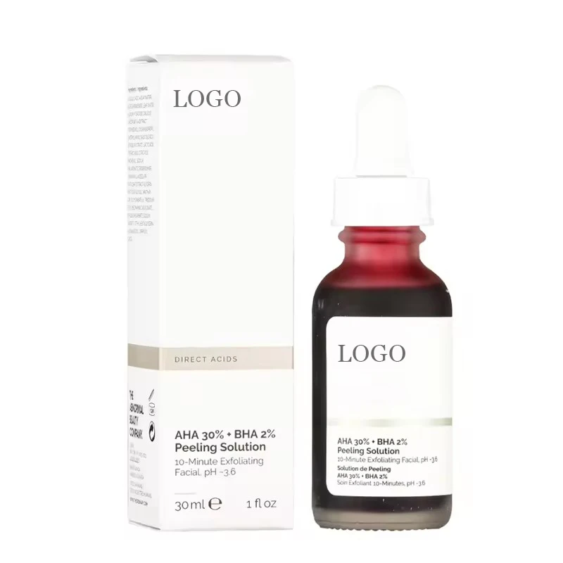 Face Peeling Solution 30ml AHA 30% + BHA 2% to peel that dead top layer Make Up Anti Skin Care Serum Oil Balance Base